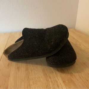 Birkenstock wool clogs